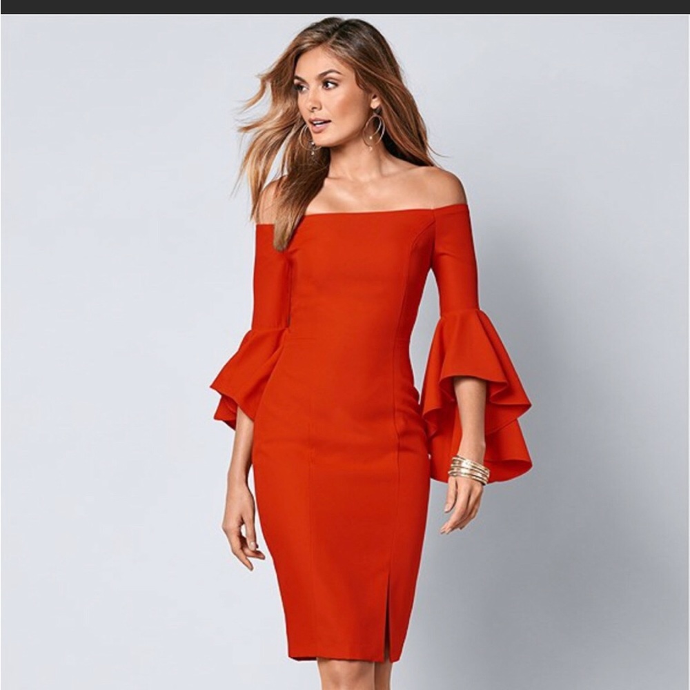 LOVELY SLEEVE DETAIL DRESS